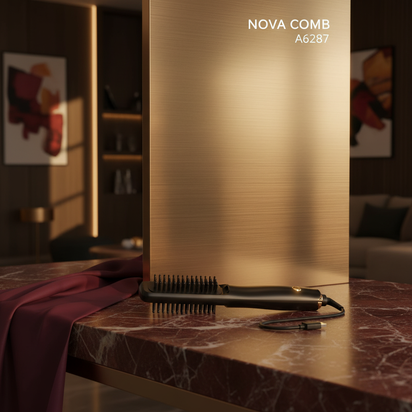 Wireless Charging Anion Straight Comb Usb Charging For Curling Or Straightening