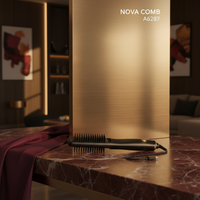 Wireless Charging Anion Straight Comb Usb Charging For Curling Or Straightening