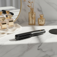 Wireless Charging Anion Straight Comb Usb Charging For Curling Or Straightening