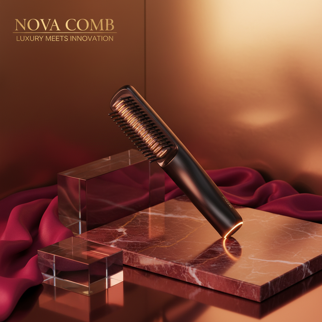 Wireless Charging Anion Straight Comb Usb Charging For Curling Or Straightening